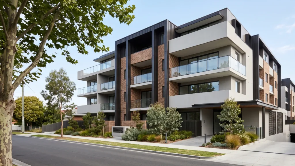 New apartment building in Melbourne bought off the plan